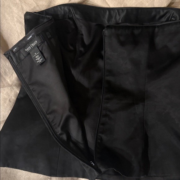 White House Black Market Crystal Embellished Bustier Size 12 Black Structured - Picture 3 of 5